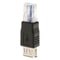 RJ45 Male to USB-A Female Adapter Black Network Converter for Stable Device Connectivity