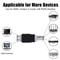 RJ45 Male to USB-A Female Adapter Black Network Converter for Stable Device Connectivity