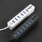 6 Port USB 2.0 Hub with SD TF Card Reader, Multi USB Splitter for Laptop & PC