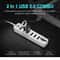 6 Port USB 2.0 Hub with SD TF Card Reader, Multi USB Splitter for Laptop & PC