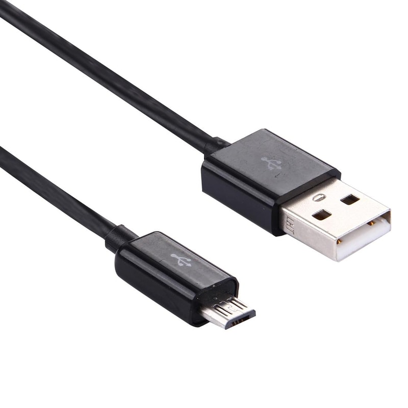 3m Micro USB Data & Charging Cable High Speed Sync Lead Black