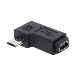 90 degree mini usb female to micro usb male adapter right angle micro usb converter