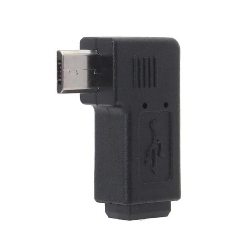 90 Degree Mini USB Female to Micro USB Male Adapter Right Angle Micro USB Converter