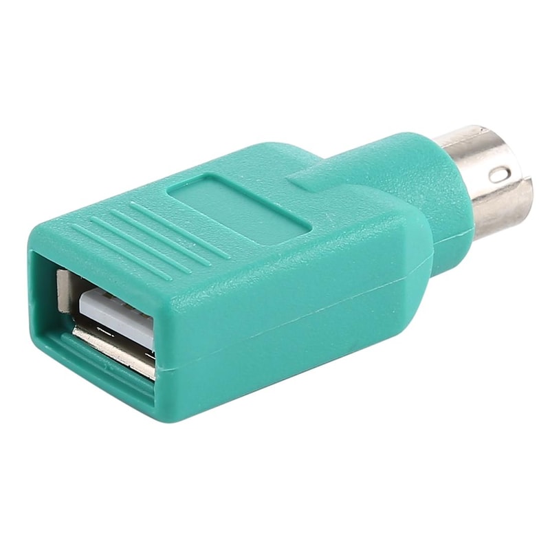 USB to PS/2 Adapter Mini DIN6 Keyboard Mouse Converter