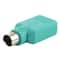 USB to PS/2 Adapter Mini DIN6 Keyboard Mouse Converter