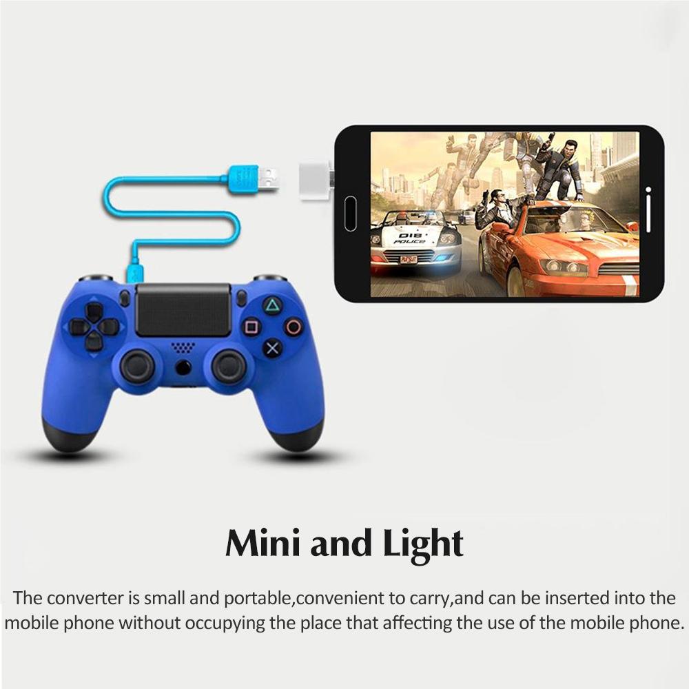 Micro USB OTG Adapter USB On-The-Go Connector for Flash Drive, Keyboard & Mouse