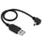 90° Mini USB to USB Adapter Cable 29cm Compact Right Angle USB Cable for Tight Spaces