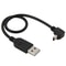 90° Mini USB to USB Adapter Cable 29cm Compact Right Angle USB Cable for Tight Spaces