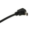 90° Mini USB to USB Adapter Cable 29cm Compact Right Angle USB Cable for Tight Spaces