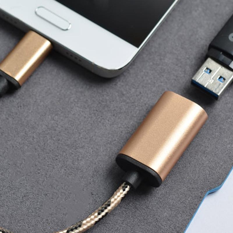 USB C OTG Adapter Cable for Phone and Tablet Fast Data Transfer Charging