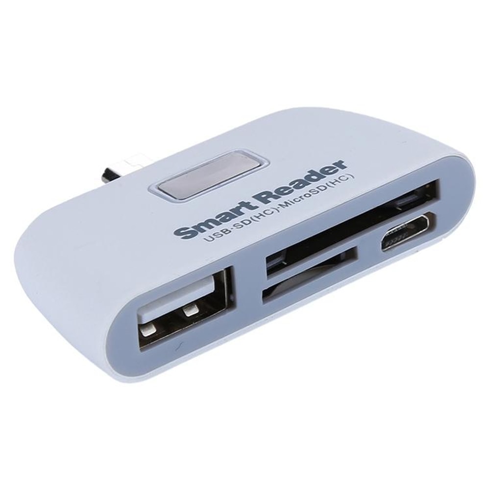 4-in-1 OTG Card Reader USB Adapter for Android Micro USB Devices