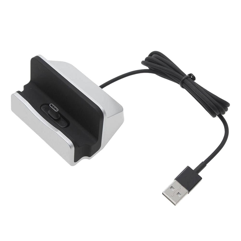 USB C Charging Dock Station with Data Sync Stand for Type C Devices