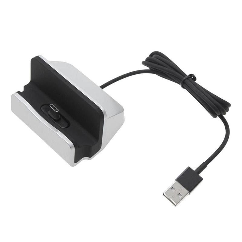 USB C Charging Dock Station with Data Sync Stand for Type C Devices