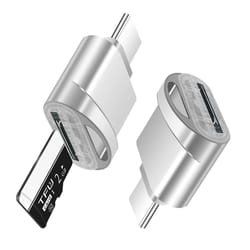 usb c micro sd card reader otg adapter compact type c memory card reader