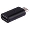 USB C To Micro USB Adapter For Fast Charging And Data Sync Compact Converter Black 1