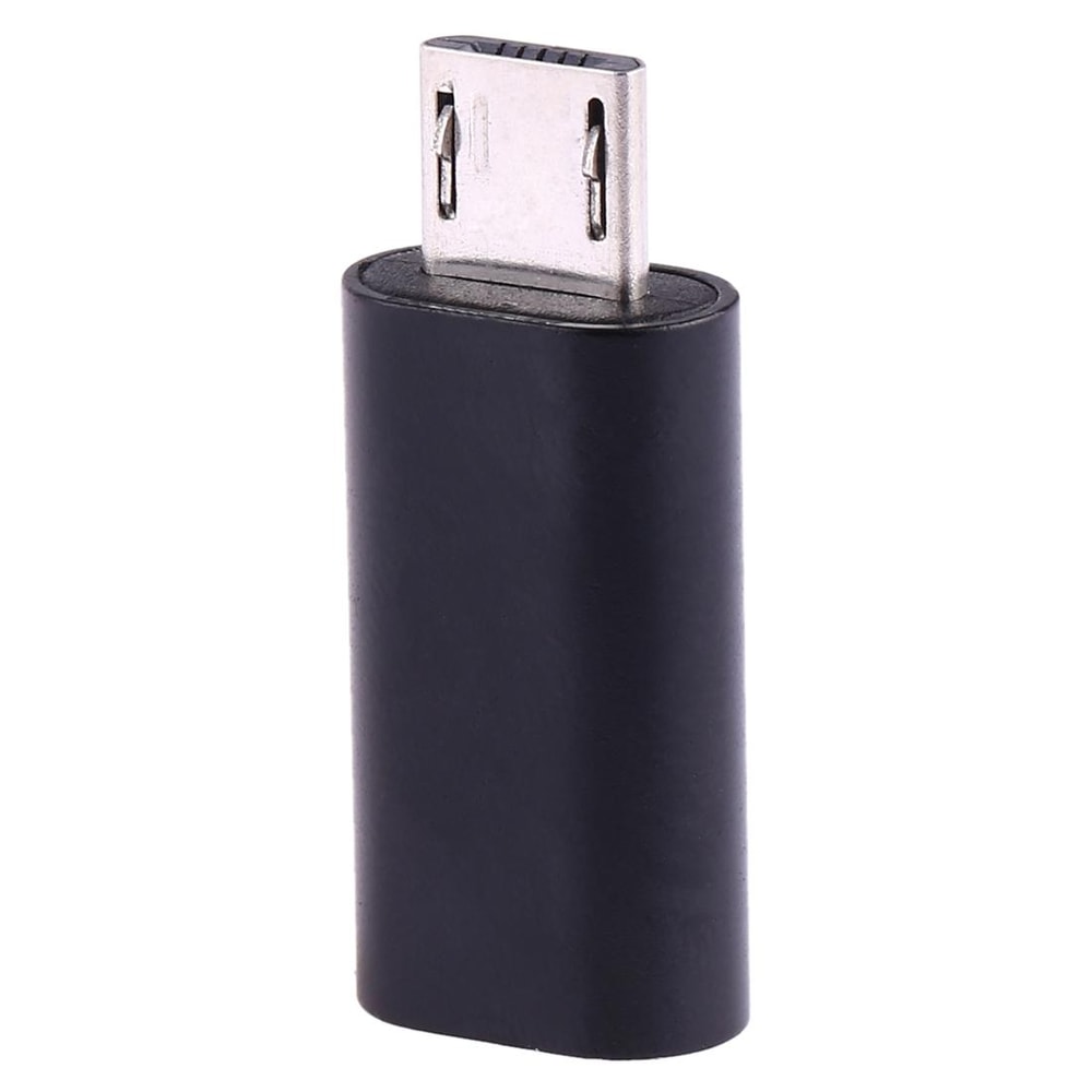 USB C To Micro USB Adapter For Fast Charging And Data Sync Compact Converter Black 4