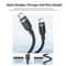 CA205 USB-C to USB-C Spring Charging Cable 1.5m Fast Charge Data Cable with Tangle-Free Design