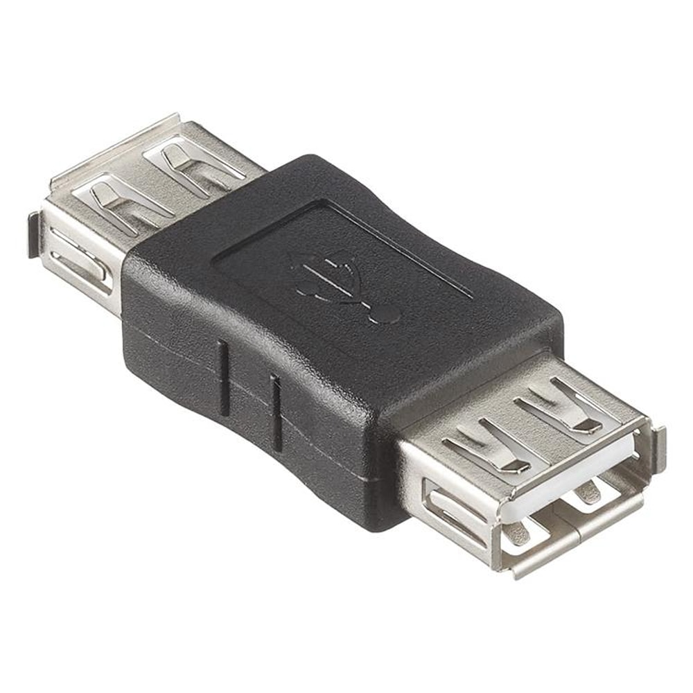USB Female to Female Adapter 3 Pack USB Coupler Connector for Data Transfer and Charging