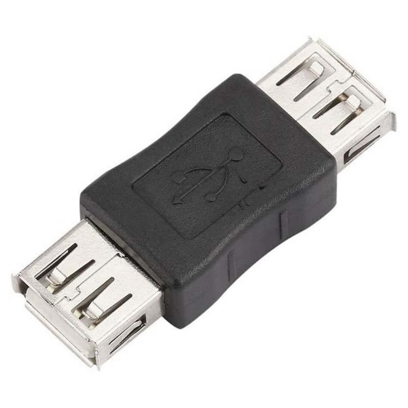 USB Female to Female Adapter 3 Pack USB Coupler Connector for Data Transfer and Charging