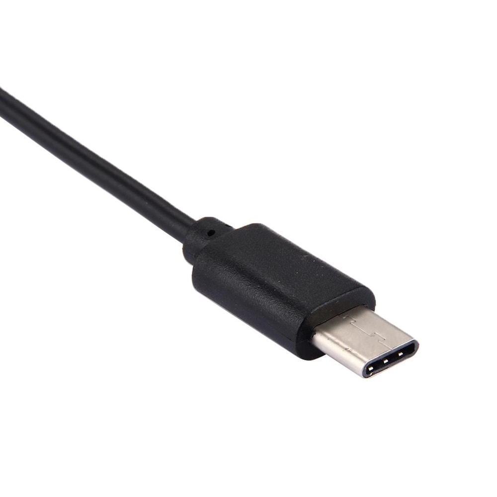 3-Port USB-C Hub with OTG Charging Cable for Laptop and Smartphone Connectivity