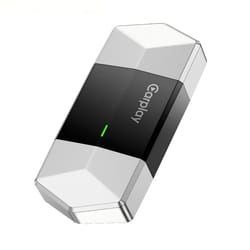 wireless carplay & android auto adapter usb-a usb-c plug & play dual port car connectivity adapter