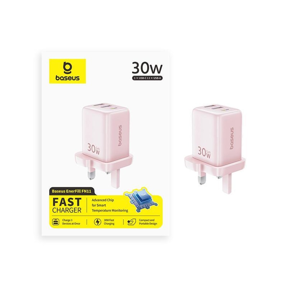 Baseus EnerFill FE11 30W GaN USB-C Multi-Port Fast Charger
