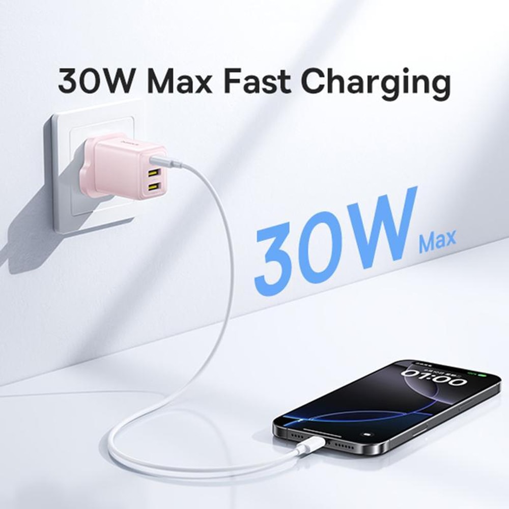Baseus EnerFill FE11 30W GaN USB-C Multi-Port Fast Charger