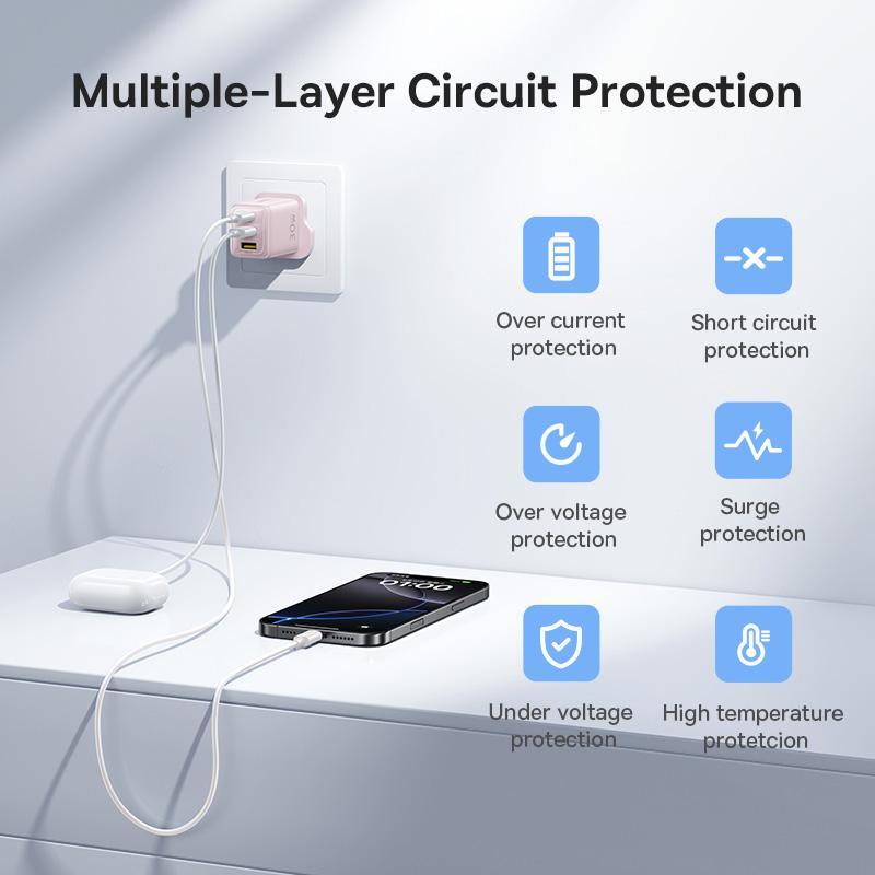 Baseus EnerFill FE11 30W GaN USB-C Multi-Port Fast Charger