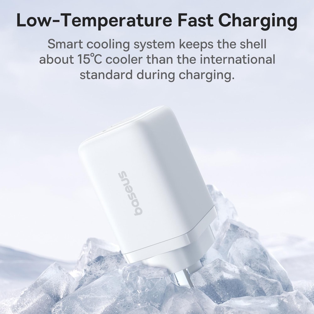 EnerFill FE11 30W GaN USB-C Fast Charger Dual USB Charger