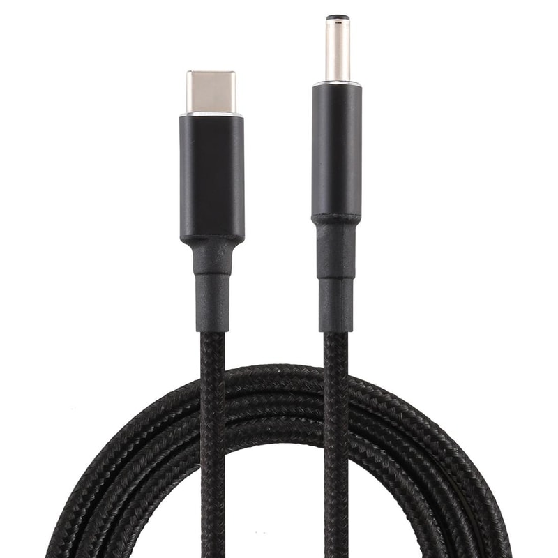 USB-C to Dell 4.5x3.0mm Charging Cable Adapter for Dell Laptops Power Connection Cord