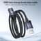 CA204C 18W USB to USB-C Braided Charging & Data Cable 1m Gun Grey