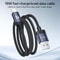 CA204C 18W USB to USB-C Braided Charging & Data Cable 1m Gun Grey
