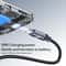 CA204C 18W USB to USB-C Braided Charging & Data Cable 1m Gun Grey