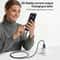 CA204C 18W USB to USB-C Braided Charging & Data Cable 1m Gun Grey