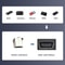 90 Degree Mini USB Right Angle Male to Female Extension Adapter USB 2.0 Black