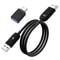USB to HDMI Cable Screen Mirroring Adapter and Play HD Display Converter 70cm
