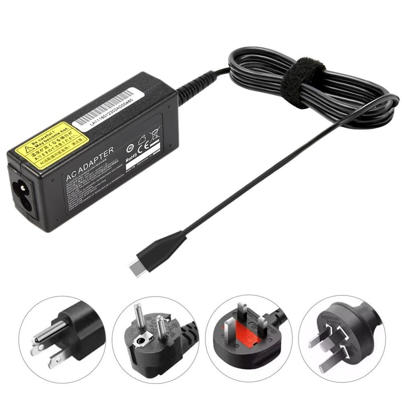 45W USB-C ThinkPad Laptop Power Adapter Charger