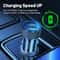 P19 Metal PD20W USB C and QC3.0 Dual Port Fast Car Charger 38W