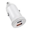 PowerDrive 20W Fast Charging Car Charger with USB-C PD & QC 3.0 Dual Ports