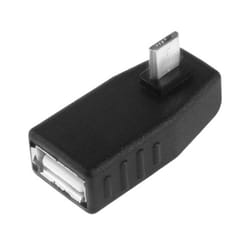 micro usb otg adapter 90 degree angle usb 2.0 female converter for phones & tablets