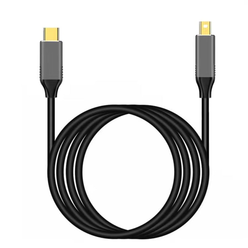 USB-C to Mini DisplayPort Adapter Cable 1.8M High-Speed Display Connector