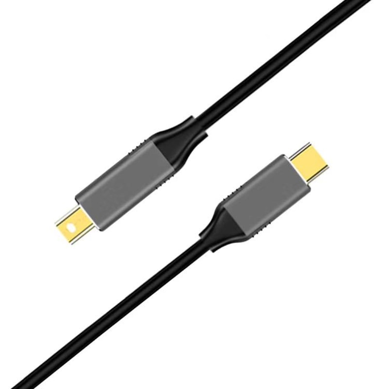 USB-C to Mini DisplayPort Adapter Cable 1.8M High-Speed Display Connector