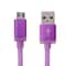 25cm Metal Head Micro USB Cable Fast USB 2.0 Charger for Phones