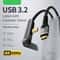 2m USB 100W Charging 20Gbps USB Data Cable with 360° Phone Stand 4K 60Hz Video Cable