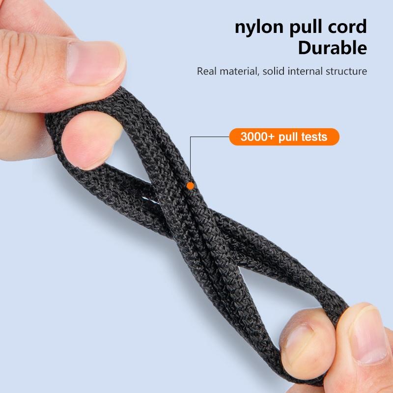 Fast Charging Braided Data Cable 66W USB to Lightning USB Micro USB