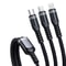 Fast Charging Braided Data Cable 66W USB to Lightning USB Micro USB