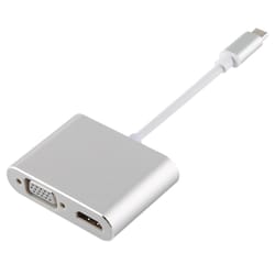 premium usb c multiport adapter hub with 4k hdmi vga usb