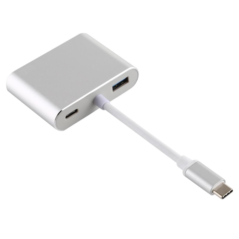 Premium USB C Multiport Adapter Hub with 4K HDMI VGA USB