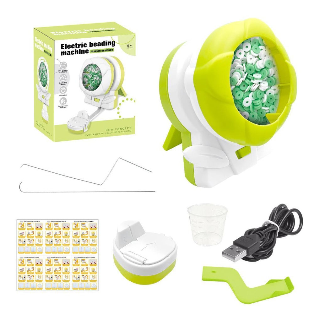Portable USB Automatic Beading Machine for DIY Jewelry Making