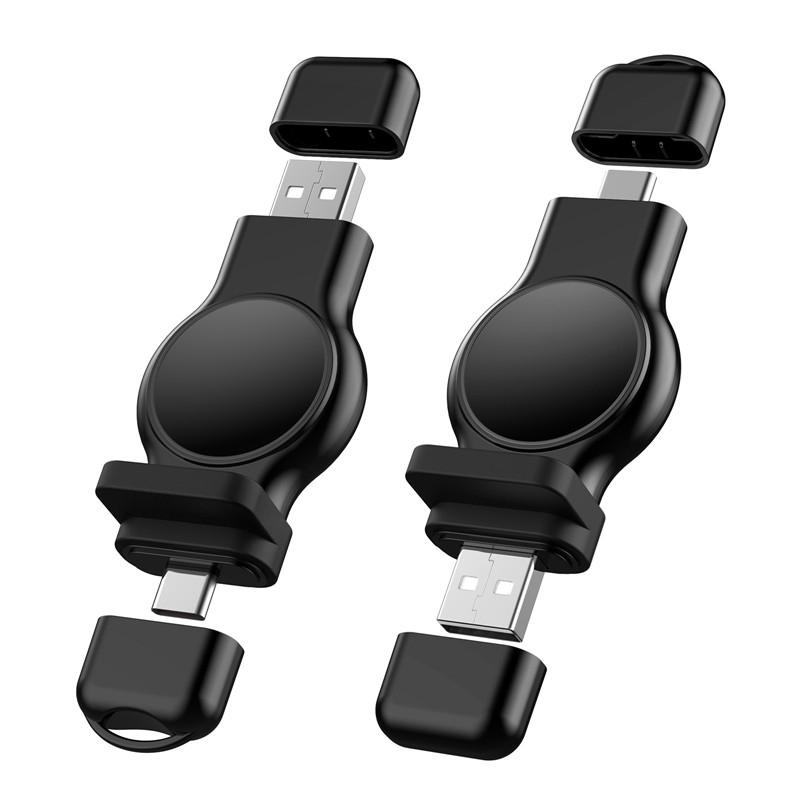 USB C & USB A Apple Watch Magnetic Charger Fast Portable Apple Watch Charging